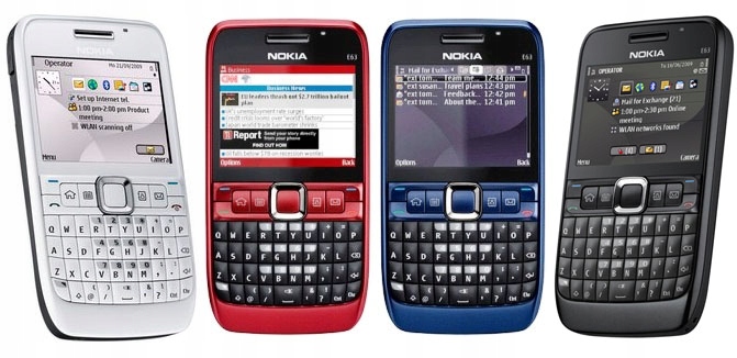 Mobilný telefón Nokia E63 128 Mb 128 Mb 3G čierny Pl