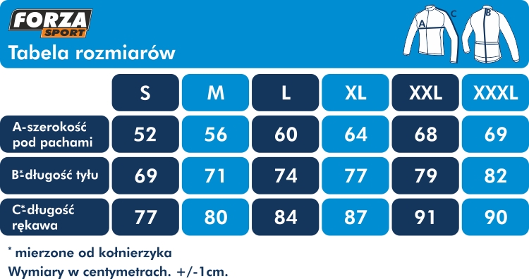 BLUZA KOLARSKA JESIEŃ ZIMA FORZA SPORT SPADA M Marka Forza Sport
