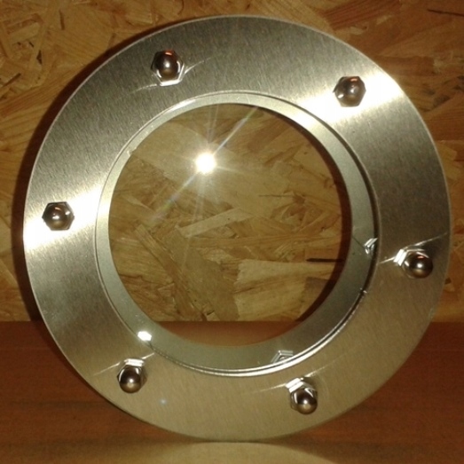 Bulaj płaski 150 mm szlifowany szkło przeźroczyste EAN (GTIN) 0656272267148