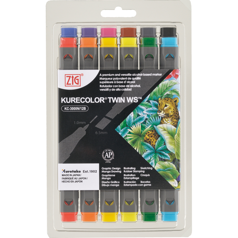 Sada popisovačů Kurecolor Twin S Set Basic 12 ks