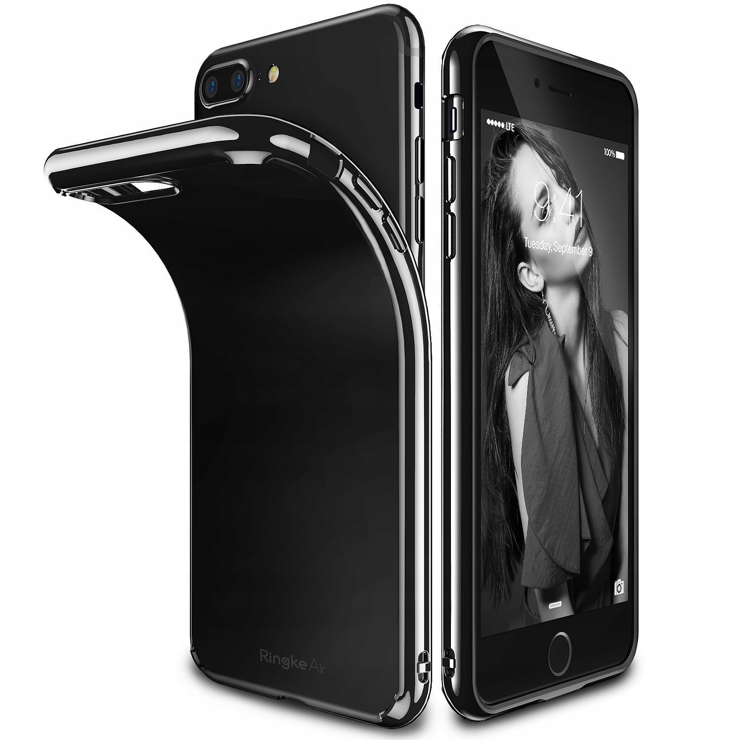 

Etui Jet Black Ringke Air Do Iphone 7 Plus + Folia