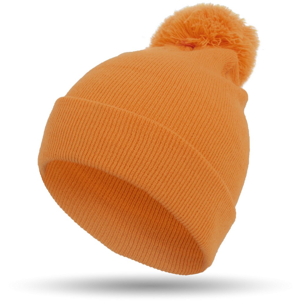 

W319T Beanie Czapka Zimowa Krasnal Z Pomponem Cpom