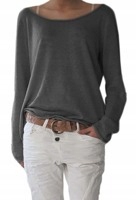Mikos Dámsky oversize sveter s dlhým rukávom 632