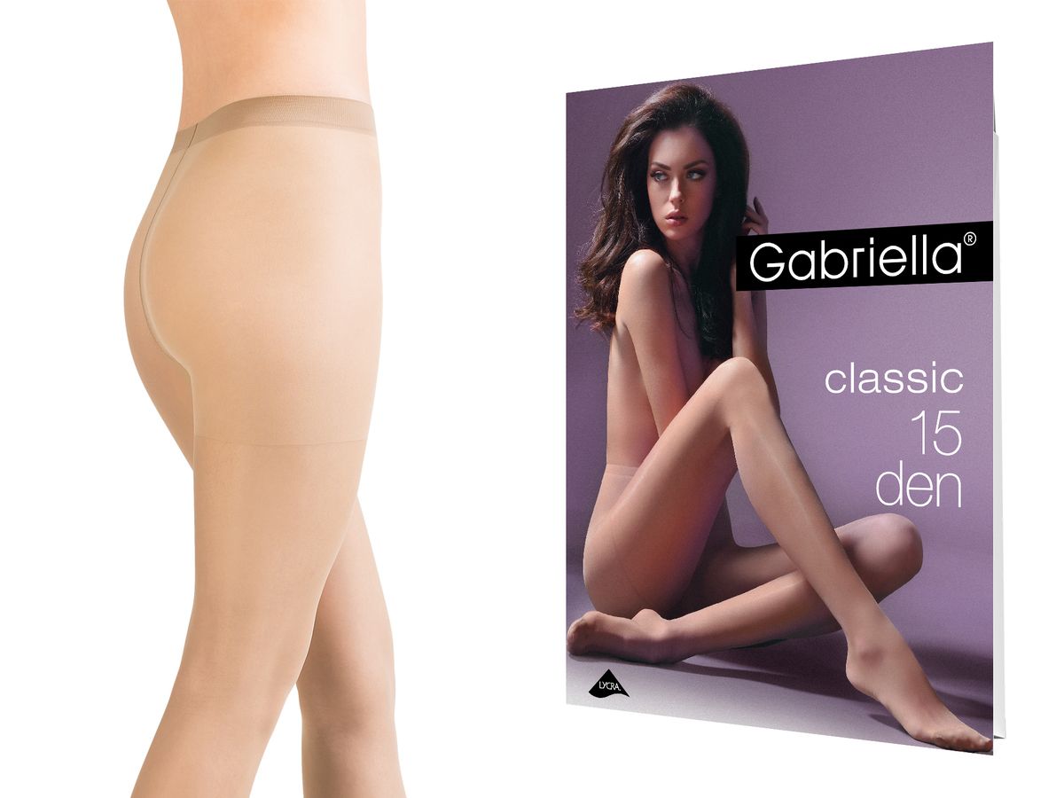 

Rajstopy Gabriella Classic 15 den Caramel 3