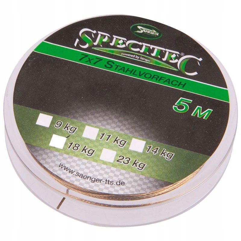 

Przypon stalowy Specitec 7/7, 5m/18kg