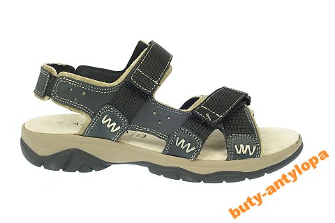 Andiamo 7811 Italské Černé Sandály Kůže vel. 41