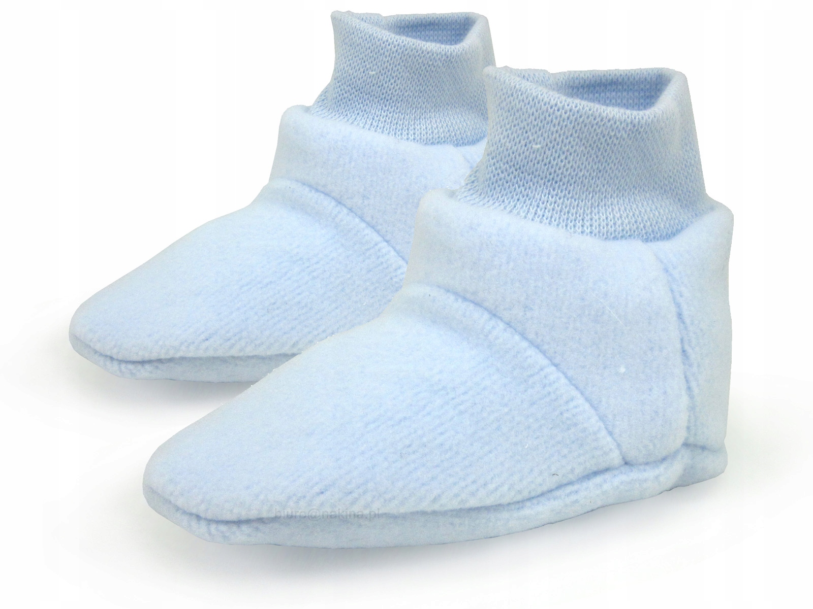 

Buciki niechodki z polaru, 0-6 m,11 cm, niebieskie