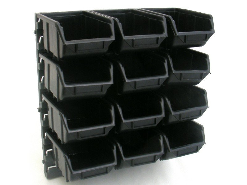 

Zestaw pojemników Ecobox mini + tablica Czarny