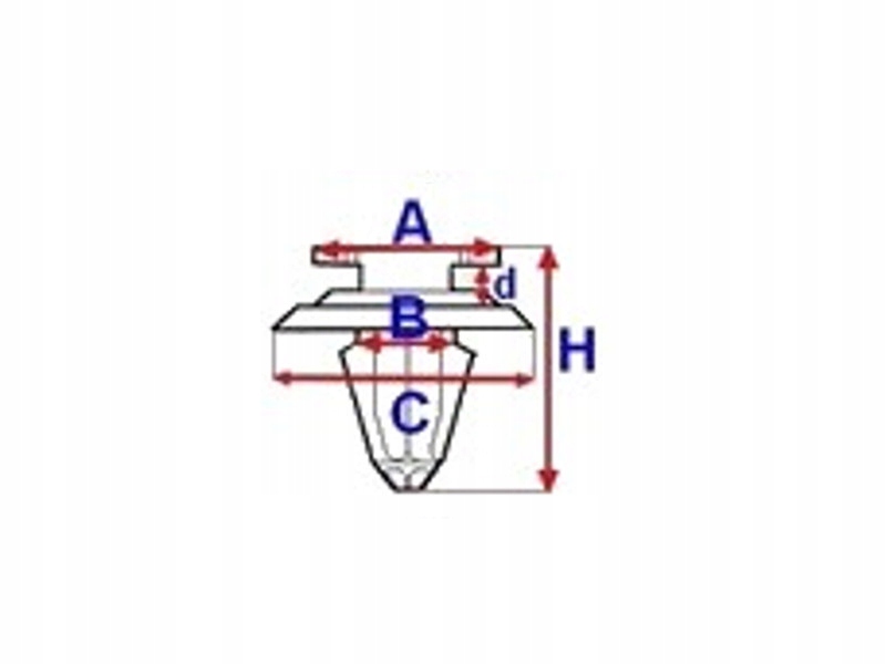 КЛИПСЫ Шпильки ОБШЫВКИ ДВЕРИ BOCZKI VOLVO S40 V50 EAN ( GTIN ) 5907626814354 foto 0