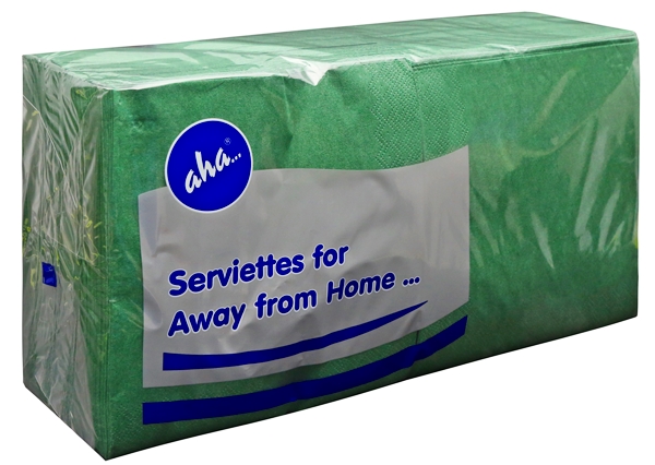 

Serwetki 33x33 Aha 2-WARSTWOWE 250 Szt. Zielone