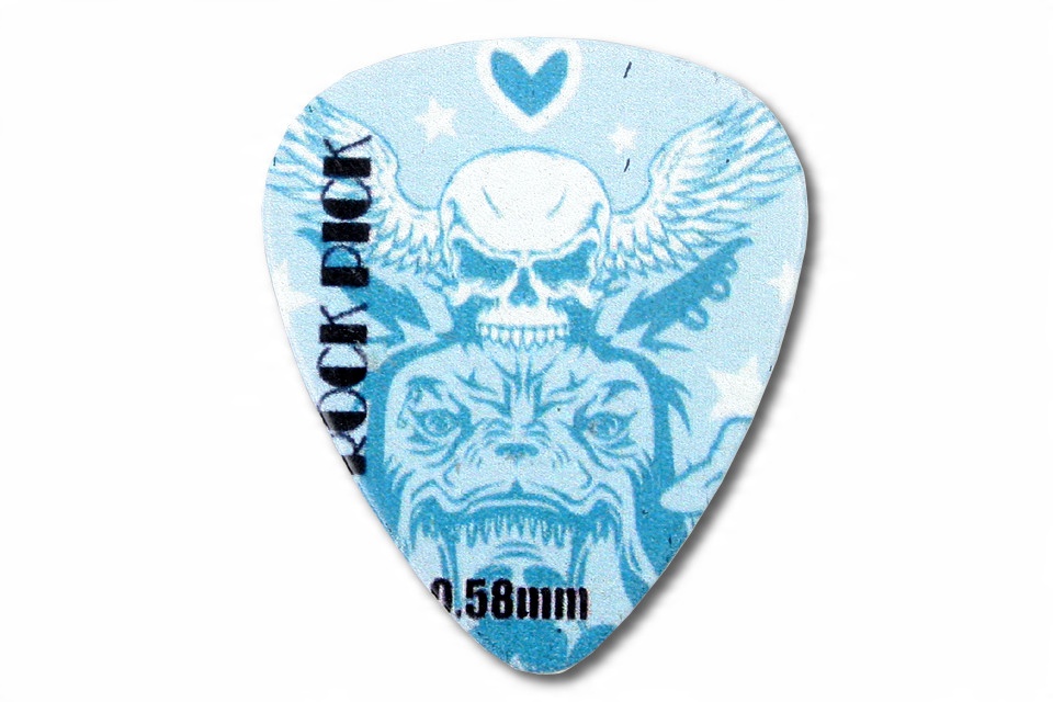 

Rock Pick kostka z grafiką .58 20 zgitarownia_pl
