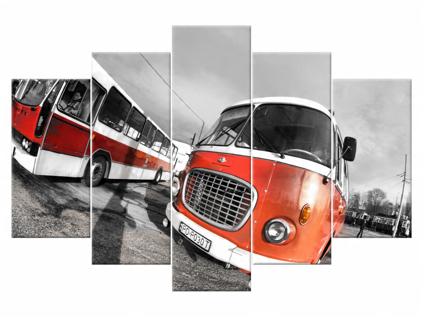 

Obraz Zajezdnia autokarów 150x100 Niebo 375A_5G