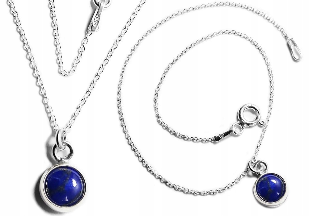 

Naszyjnik Lapis Lazuli + Bransoletka 925 (kw944)