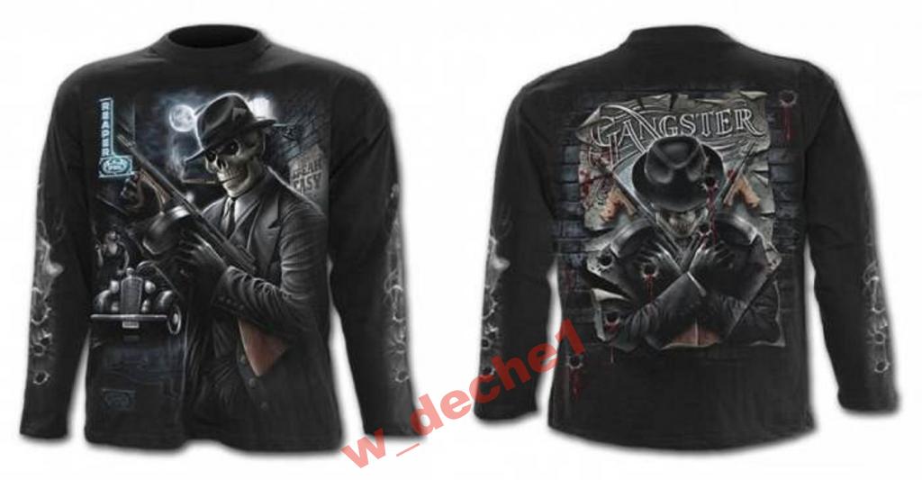 Tričko/dl. rukáv Gangster As od firmy Spiral XXL