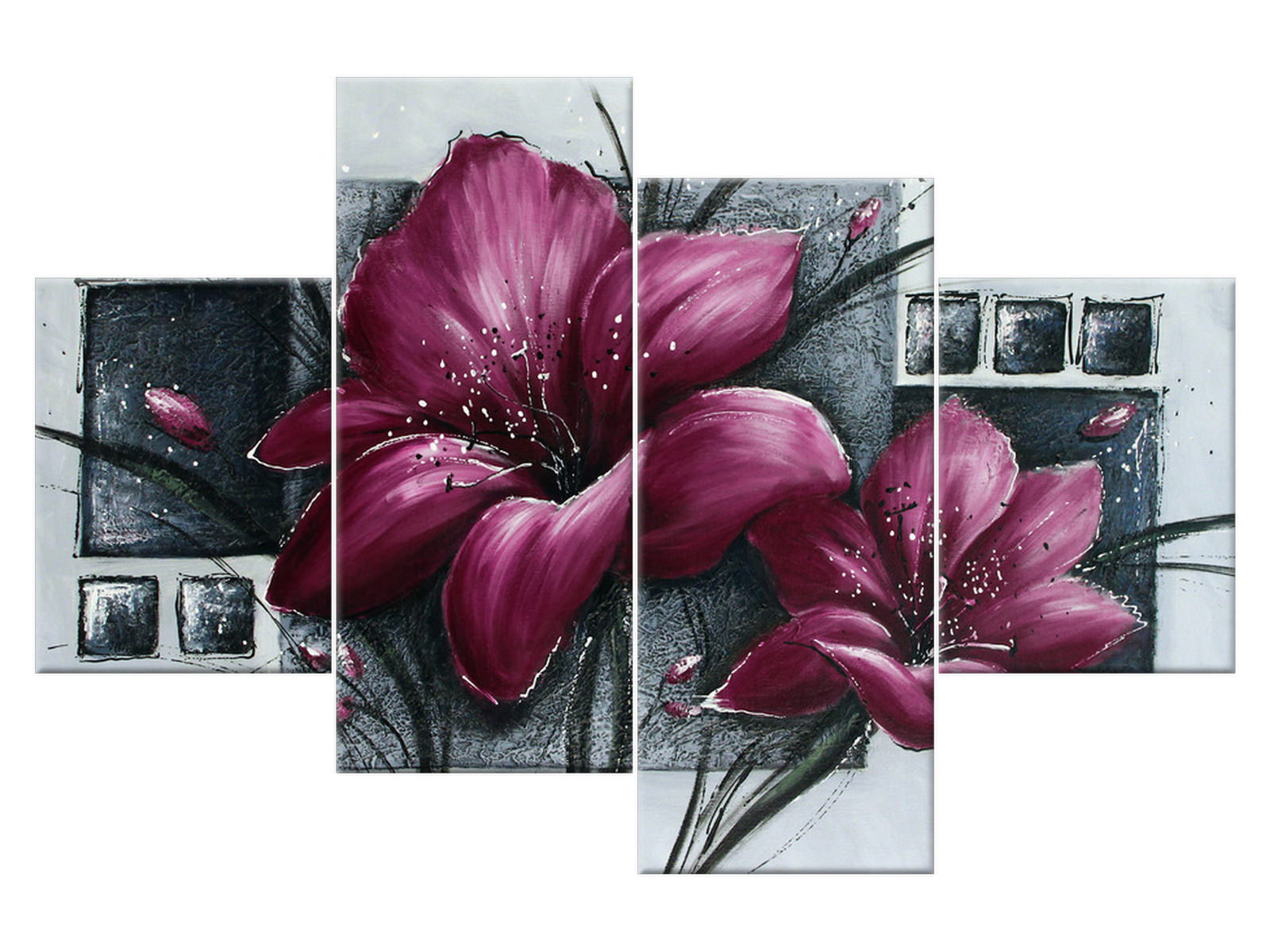 

Obraz Makowy duet 120x80 Kwiaty 2355A_4E do salonu