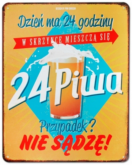 

Tablica vintage metalowa tabliczka plakat napis