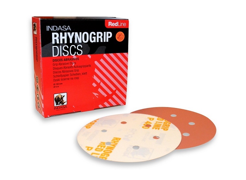 

5 x Indasa Krążek ścierny Rhynogrip 6H Red P120