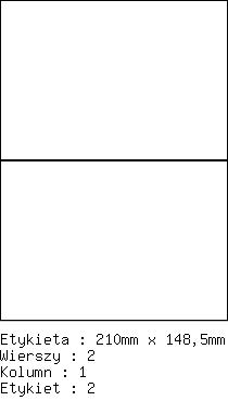 PAPIER SAMOPRZYLEPNY 210x148,5 100ark LASER INK Kod producenta ETA4100WH/210/148,5