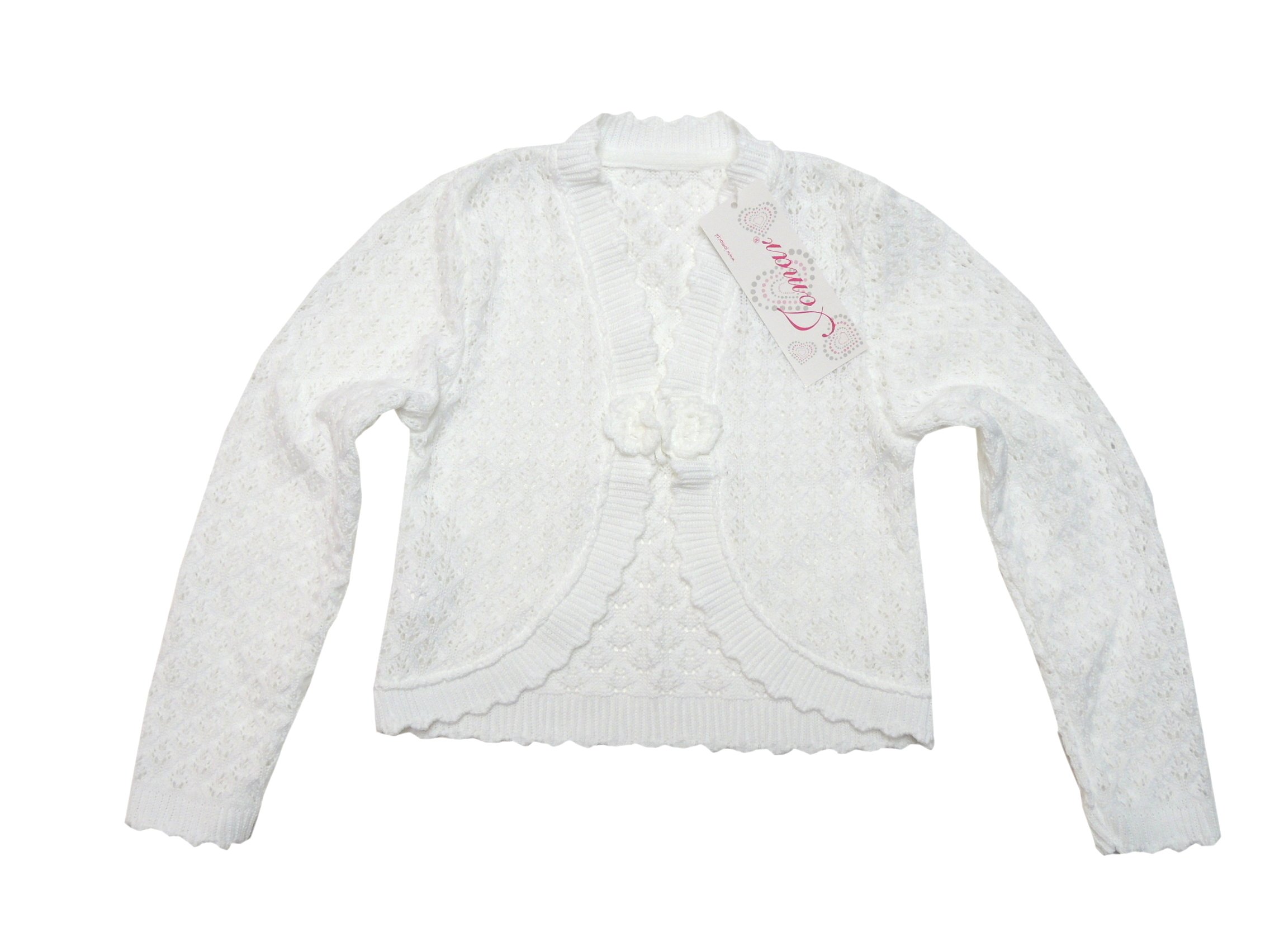 Jomar 711 białe Bolerko ażurkowe 110 Marka Jomar
