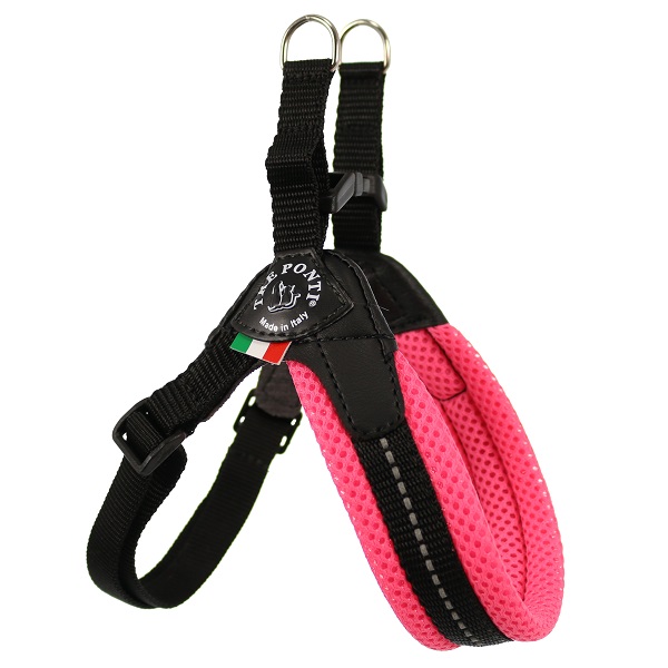 

Szelki małe 40-56cm Tre Ponti róż Oddychające 2