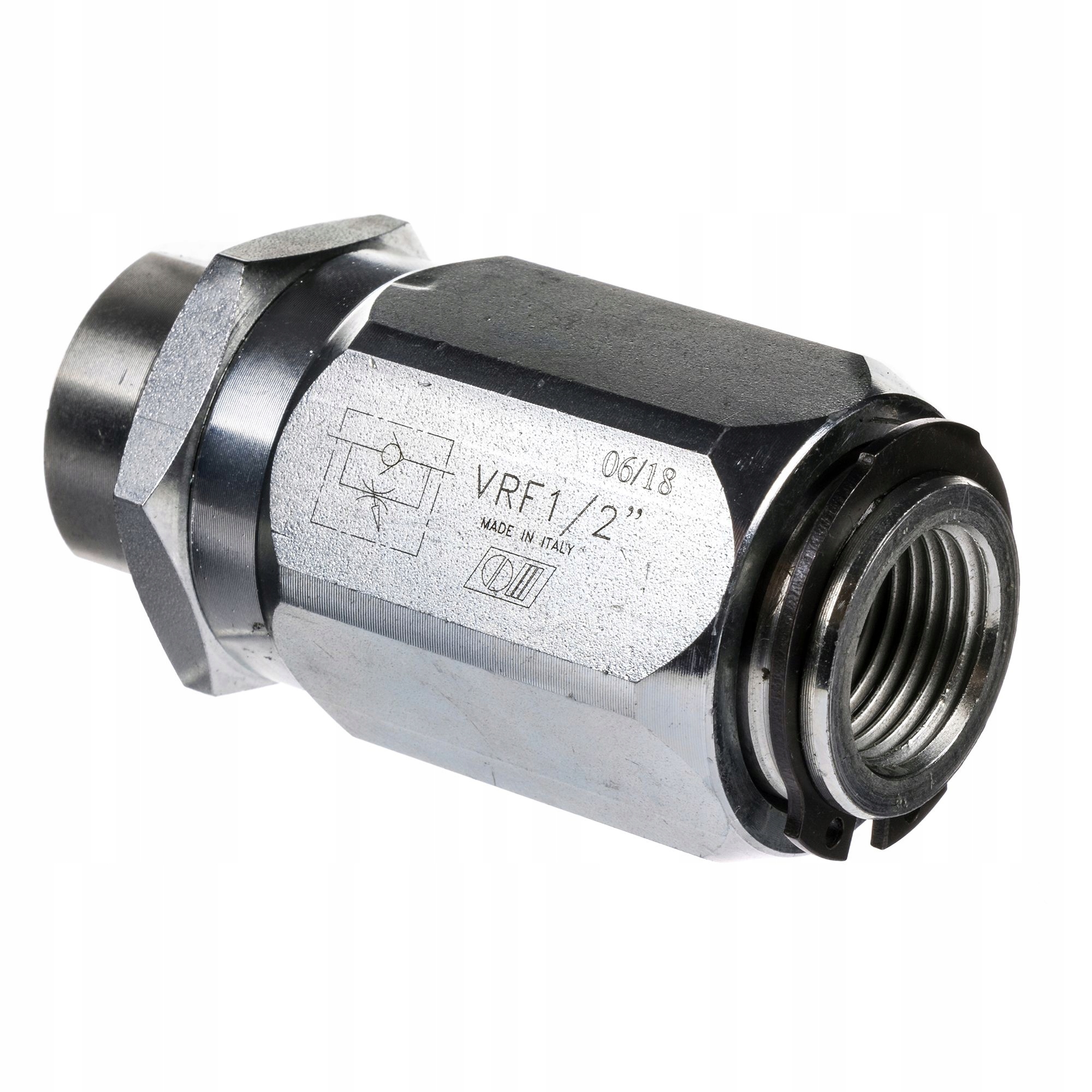 Zawor dlawiaco zwrotny cylindryczny VRF 1 2