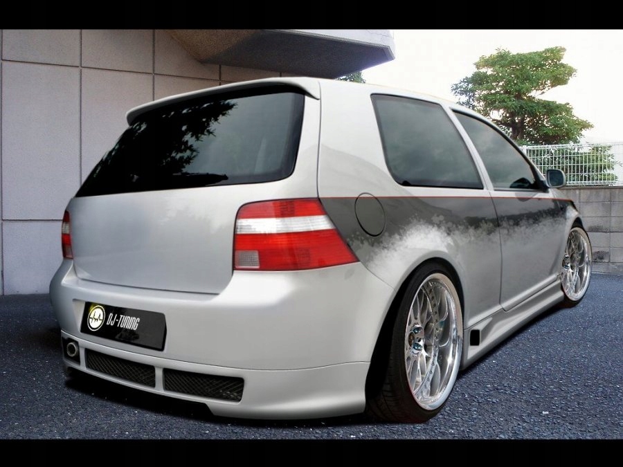 VW GOLF IV * DOKŁADKA ZDERZAKA TYLNEGO * DJ-TUNING