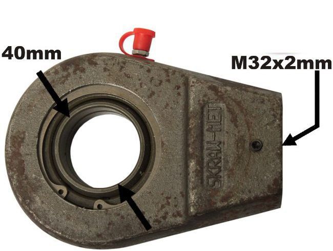 UCHO SILOWNIKA KT2 80 LOZYSKO GE 40 40mm M32x2