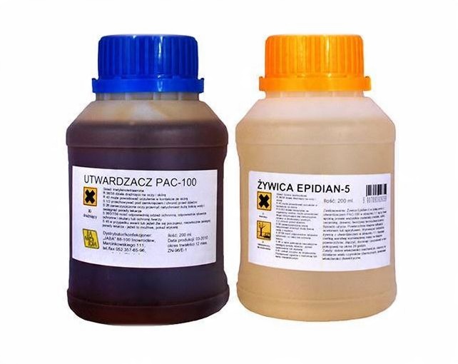 

Mocny klej epoksydowy żywica Epidian 5 Pac W-wa