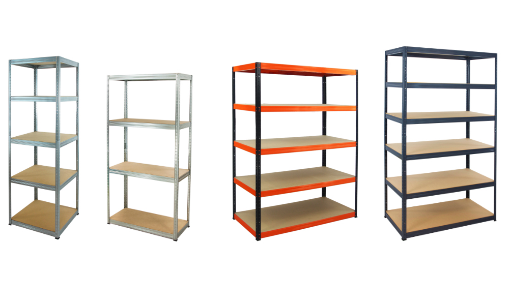 Regał metalowy magazynowy Helios 180x60x60 5p C Sposób montażu regał wciskany
