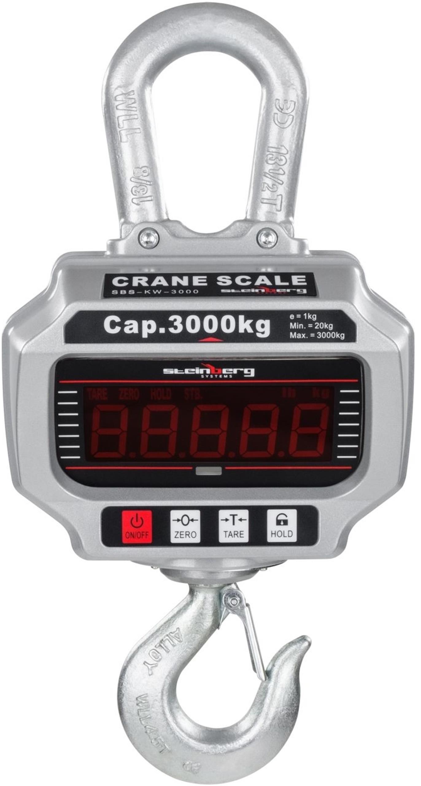 

Steinberg SBS-KW-3000 Waga Hakowa Led 3000KG/1KG