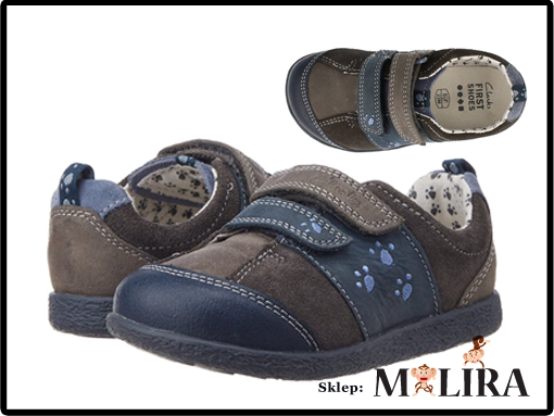 

Clarks Arden Wild półbuty skórzane dziecięce r.21