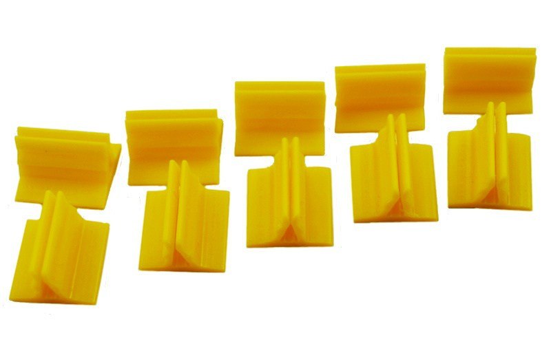 Podstawki pod karty Card Stand x 10 żółte