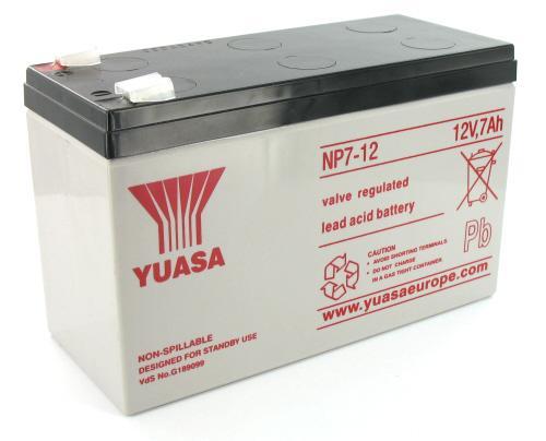 акумулятор 7AH NP7-12 Yuasa Želowy ups Japan Сигналізація