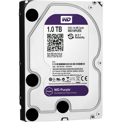 

Dysk Twardy 1TB Monitoring Cctv Wd Purple 3,5 Cala