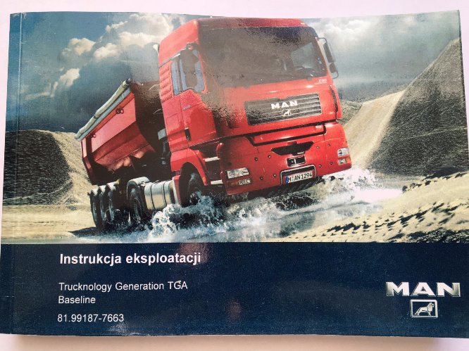 MAN TGA польский руководство пользователя Euro 2 3 4 5