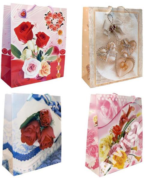 

Torebka ozdobna prezentowa 18 x 21,5cm A5 12szt