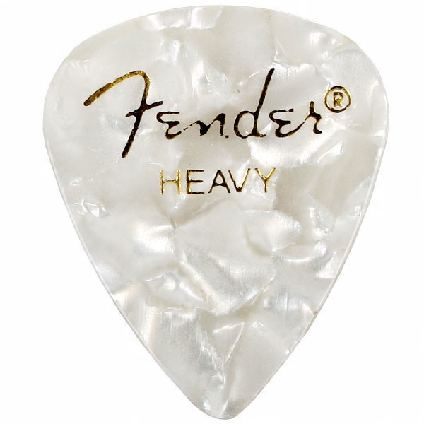 

Fender kostka PremiumCelluloid 351 WhiteMoto Heavy