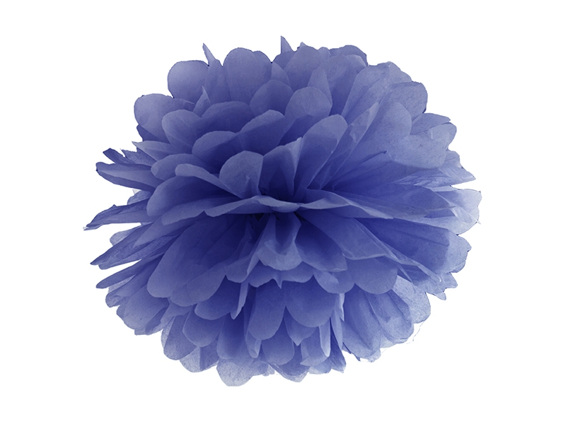 

Pompon bibułowy 25cm granatowy 1szt pp25-074