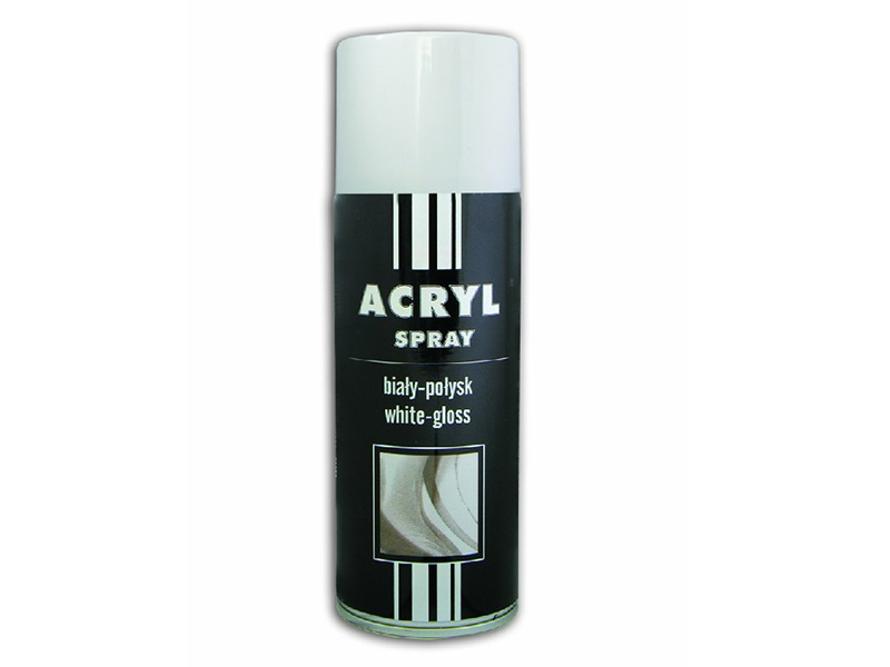 

Lakier Akrylowy Biały Połysk Spray 400ML Troton