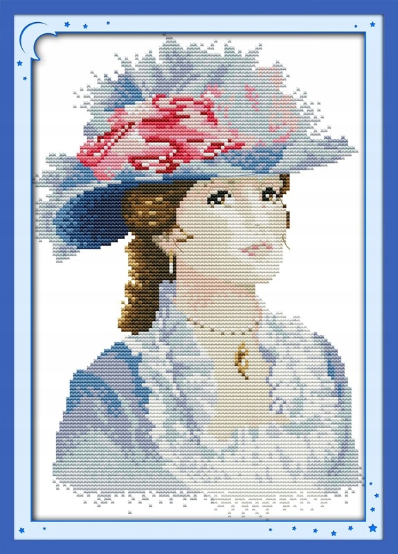 Kanva s potiskem sada (kanva, mulina)