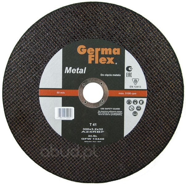 Kotouče Na Řezání Kovové Oceli Průměr 300 mm/10 Ks.