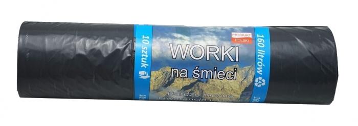 

Worki Na Śmieci 160L Super Mocne 10szt Produkt Pl