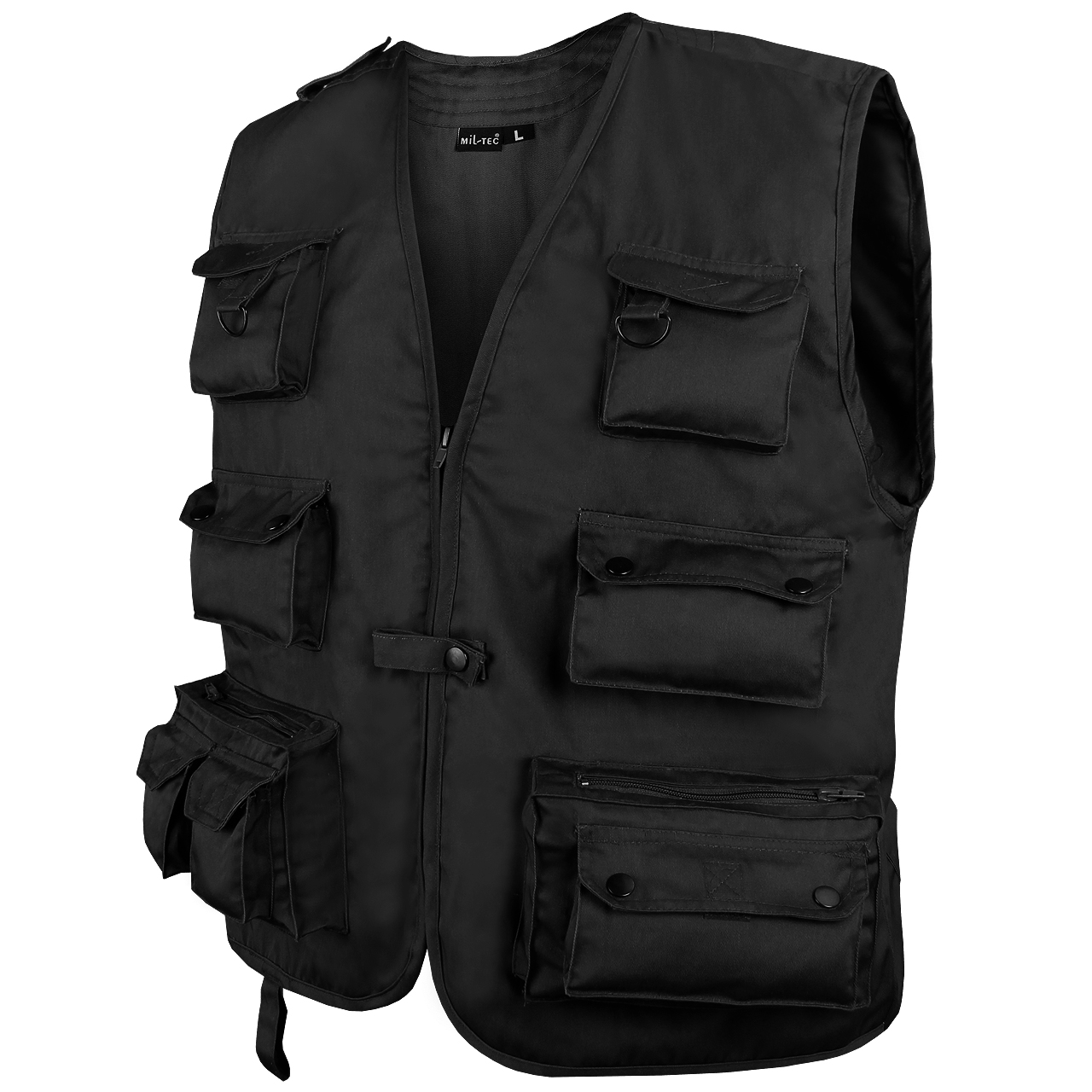 KAMIZELKA WĘDKARSKA MYŚLIWSKA CZARNA JAGD M Marka Mil-tec