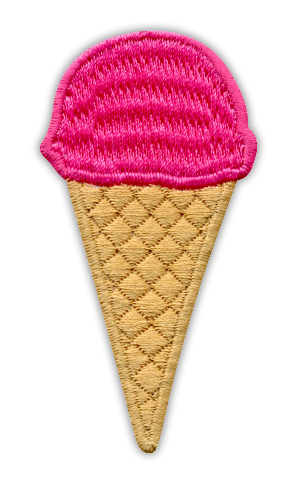 

Naszywka - Gałka lodów owocowych w wafelku Lody