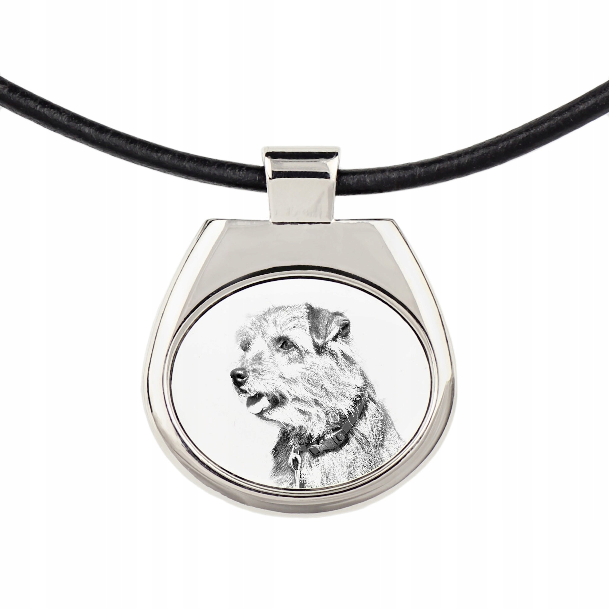 

Norfolk Terrier Naszyjnik zawieszka na rzemieniu