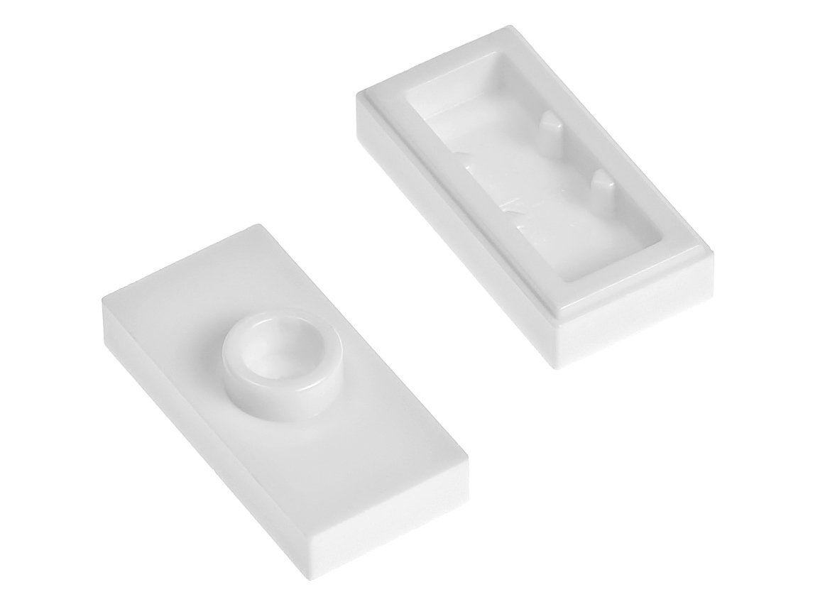

Lego Płytka z wypustką 1x2 15573 biała 2 szt.