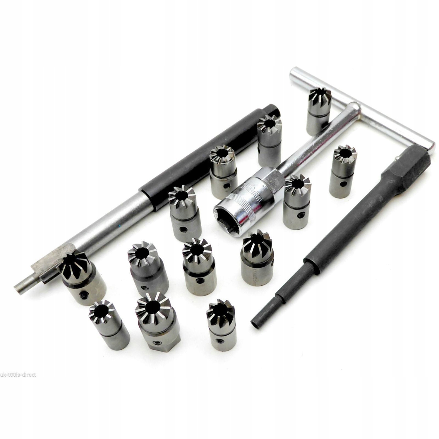 FREZY DO GNIAZD WTRYSKIWACZY WTRYSKÓW ZESTAW 17 EL Marka Silver