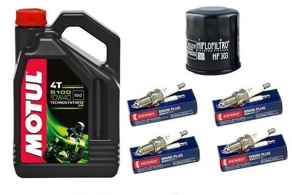 Olel Motul filtr oleju Świece DENSO YAMAHA XJ-6