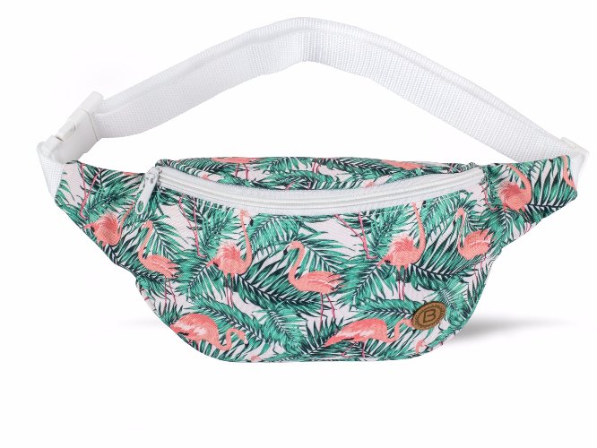 

Saszetka Nerka Print Flamingi Kwiaty Floral Liście