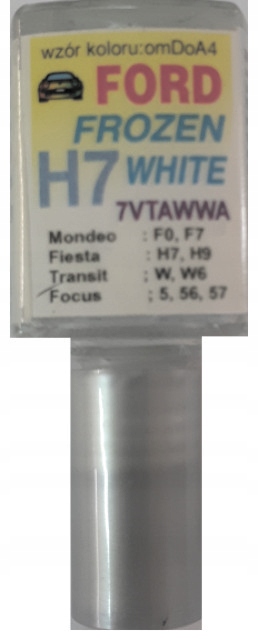 

Ford Frozen White H7 Lakier Zaprawka Do Rys Ara